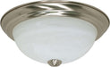 Myhouse Lighting Nuvo Lighting - 60-197 - Two Light Flush Mount - Brushed Nickel