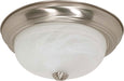 Myhouse Lighting Nuvo Lighting - 60-198 - Two Light Flush Mount - Brushed Nickel