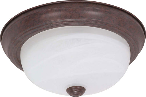 Myhouse Lighting Nuvo Lighting - 60-206 - Two Light Flush Mount - Old Bronze