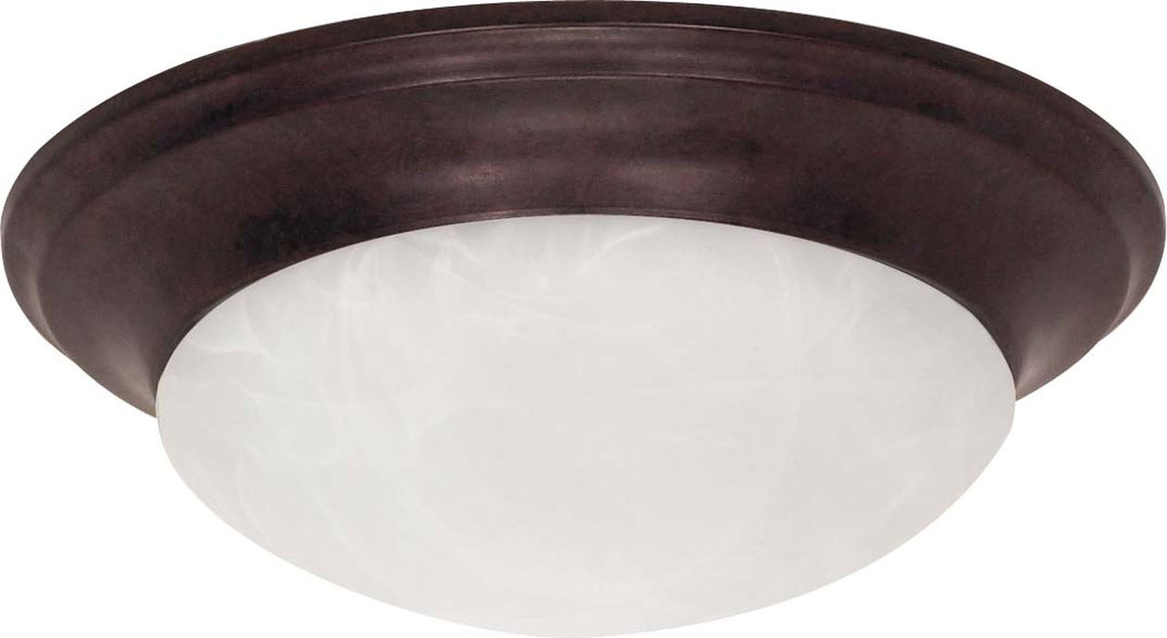 Myhouse Lighting Nuvo Lighting - 60-280 - One Light Flush Mount - Twist and Lock Old Bronze - Old Bronze