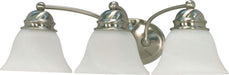 Myhouse Lighting Nuvo Lighting - 60-342 - Three Light Vanity - Empire - Brushed Nickel