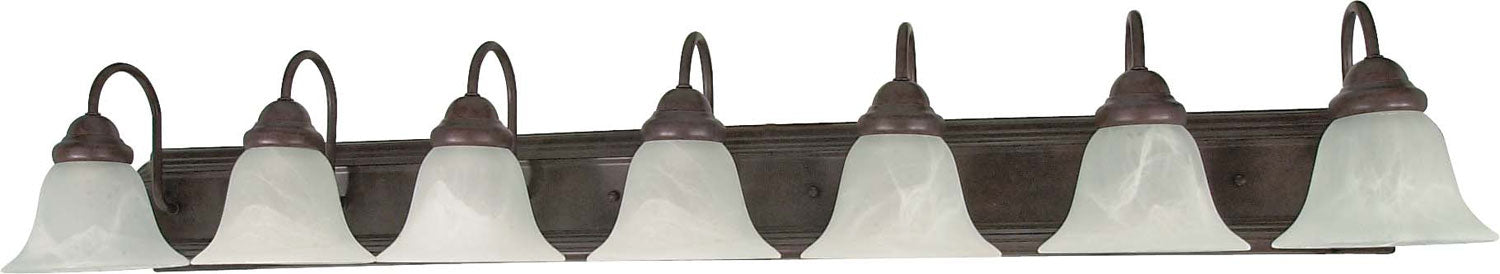 Myhouse Lighting Nuvo Lighting - 60-292 - Seven Light Vanity - Ballerina - Old Bronze