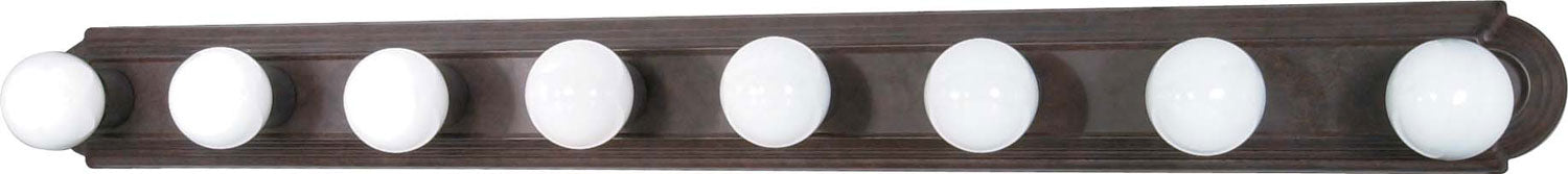 Myhouse Lighting Nuvo Lighting - 60-307 - Eight Light Vanity - Old Bronze