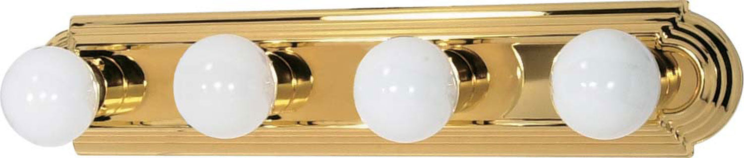 Myhouse Lighting Nuvo Lighting - 60-309 - Four Light Vanity - Polished Brass