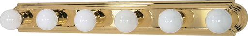 Myhouse Lighting Nuvo Lighting - 60-310 - Six Light Vanity - Polished Brass