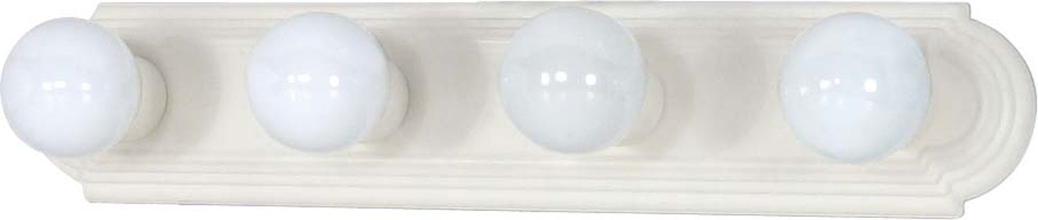 Myhouse Lighting Nuvo Lighting - 60-313 - Four Light Vanity - Textured White