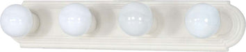 Myhouse Lighting Nuvo Lighting - 60-313 - Four Light Vanity - Textured White
