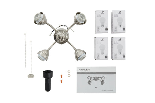 Myhouse Lighting Kichler - 350015BSS - LED Fan Fitter - Accessory - Brushed Stainless Steel