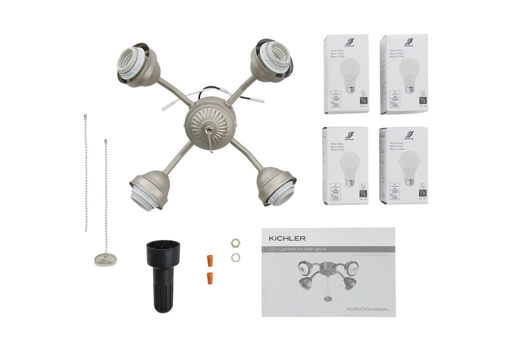 Myhouse Lighting Kichler - 350015NI - LED Fan Fitter - Accessory - Brushed Nickel