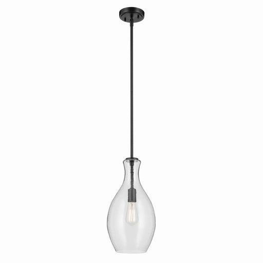 Myhouse Lighting Kichler - 42047BKCS - One Light Pendant - Everly - Black