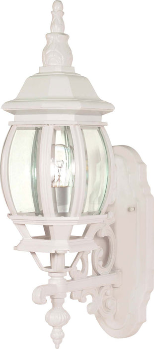 Myhouse Lighting Nuvo Lighting - 60-885 - One Light Outdoor Wall Lantern - Central Park - White