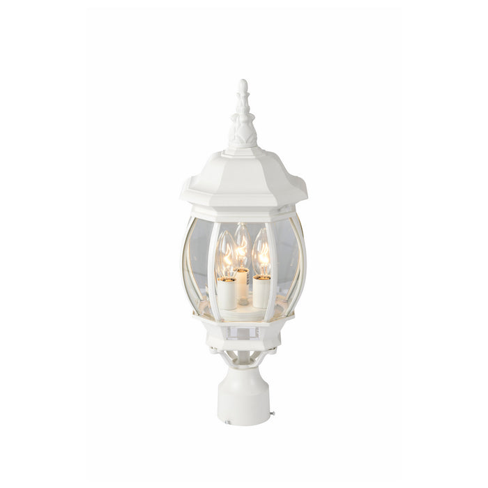 Myhouse Lighting Nuvo Lighting - 60-897 - Three Light Post Lantern - Central Park - White