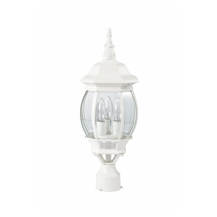 Myhouse Lighting Nuvo Lighting - 60-897 - Three Light Post Lantern - Central Park - White