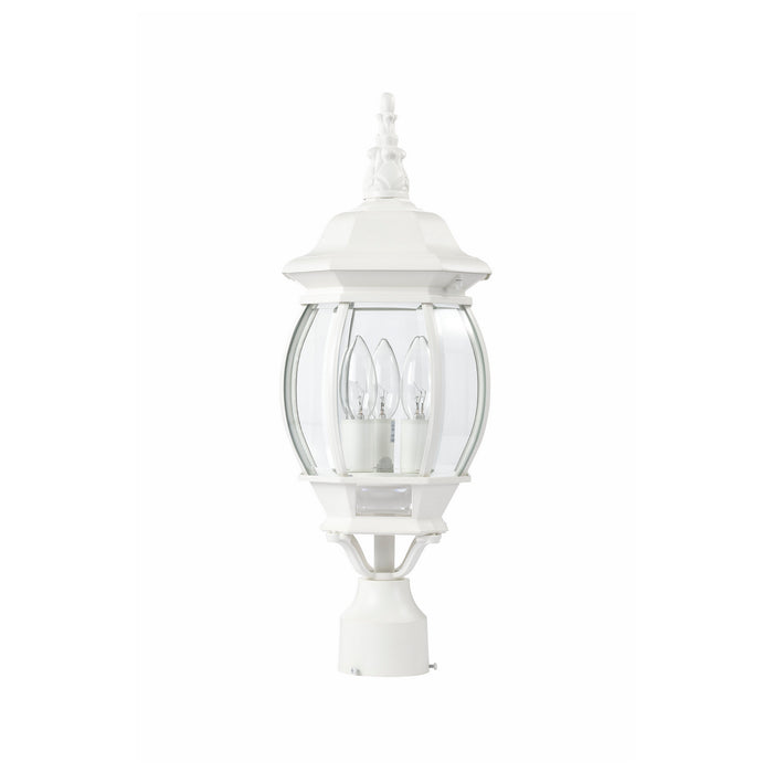 Myhouse Lighting Nuvo Lighting - 60-897 - Three Light Post Lantern - Central Park - White