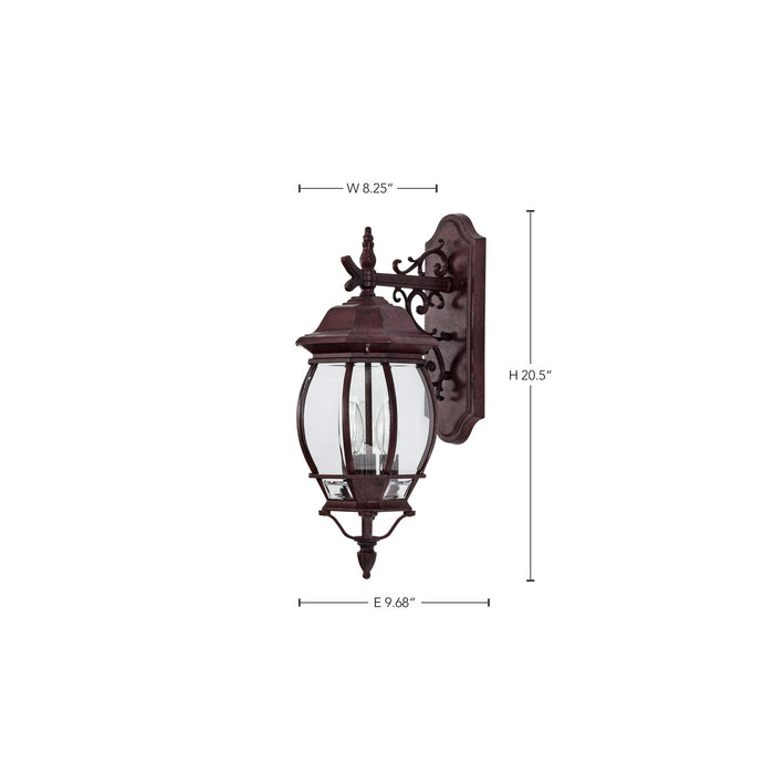 Myhouse Lighting Nuvo Lighting - 60-892 - Three Light Outdoor Wall Lantern - Central Park - Old Bronze