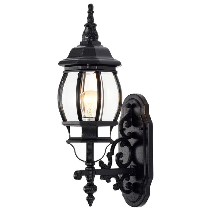 Myhouse Lighting Nuvo Lighting - 60-887 - One Light Outdoor Wall Lantern - Central Park - Textured Black