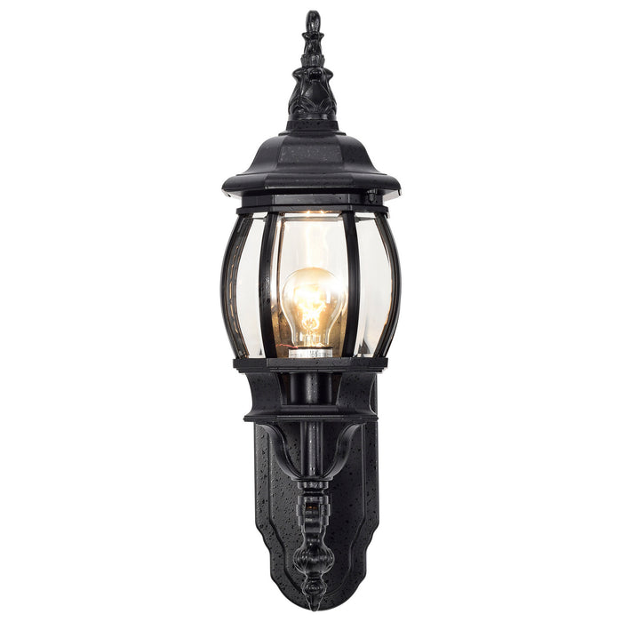 Myhouse Lighting Nuvo Lighting - 60-887 - One Light Outdoor Wall Lantern - Central Park - Textured Black