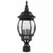 Myhouse Lighting Nuvo Lighting - 60-899 - Three Light Post Lantern - Central Park - Textured Black