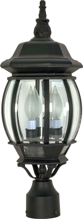 Myhouse Lighting Nuvo Lighting - 60-899 - Three Light Post Lantern - Central Park - Textured Black