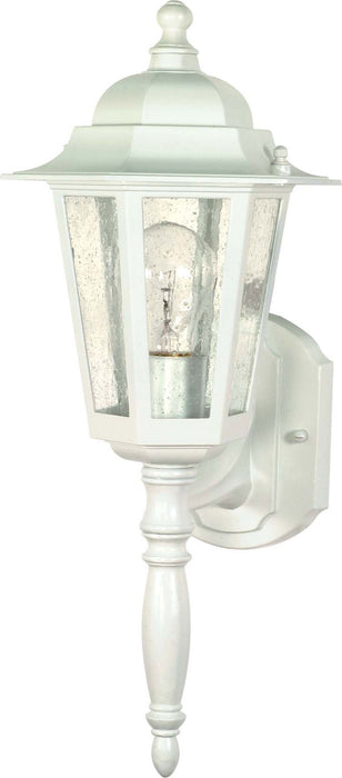 Myhouse Lighting Nuvo Lighting - 60-985 - One Light Wall Lantern - Cornerstone - White