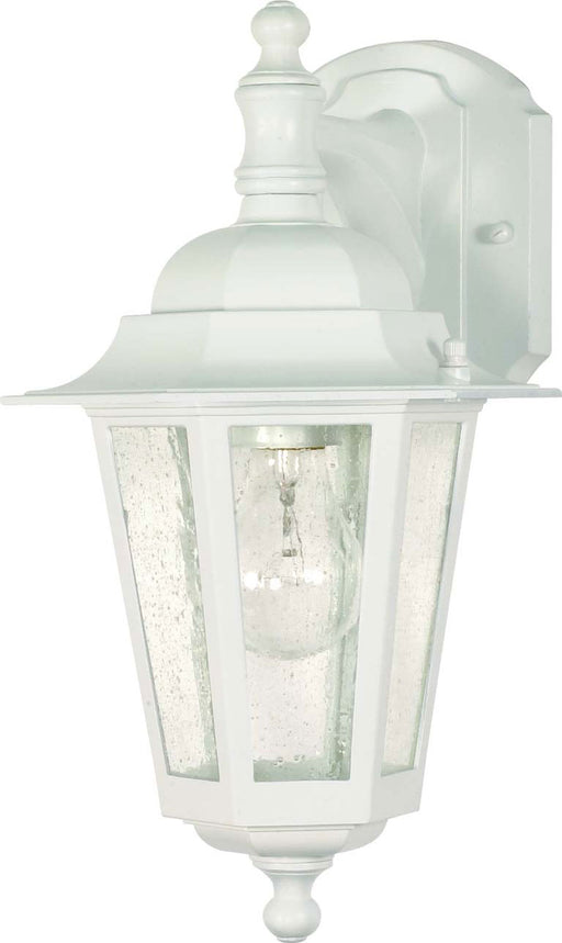 Myhouse Lighting Nuvo Lighting - 60-988 - One Light Outdoor Wall Lantern - Cornerstone - White