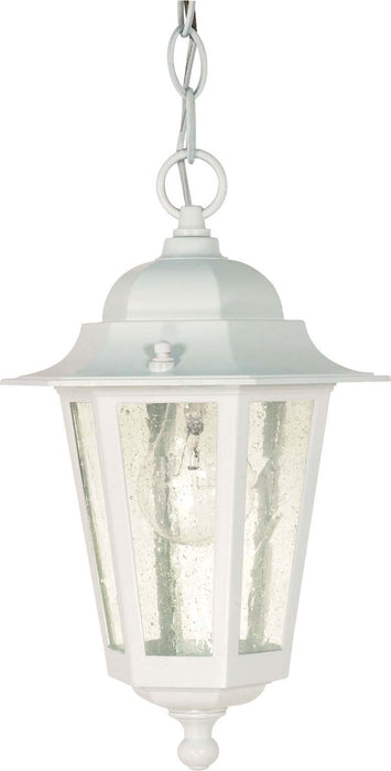 Myhouse Lighting Nuvo Lighting - 60-991 - One Light Hanging Lantern - Cornerstone - White