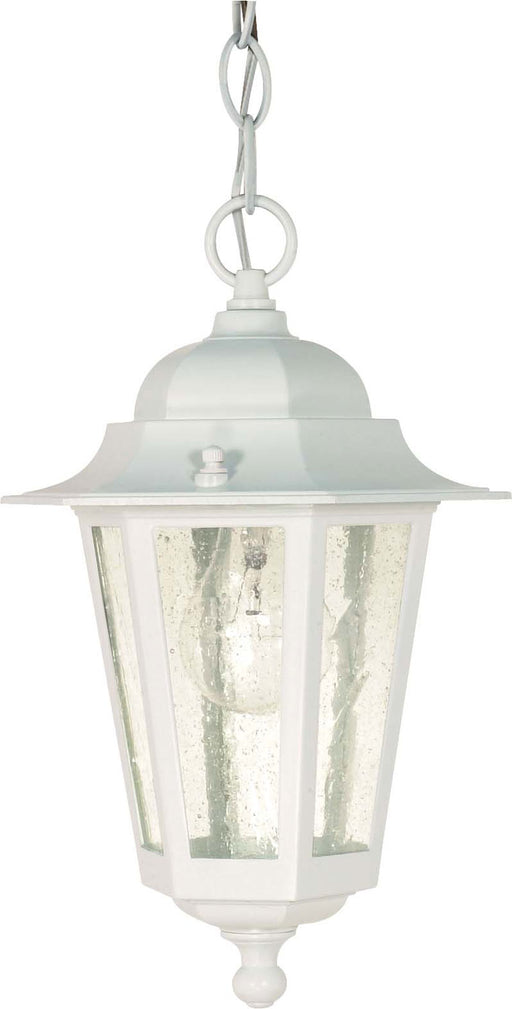 Myhouse Lighting Nuvo Lighting - 60-991 - One Light Hanging Lantern - Cornerstone - White