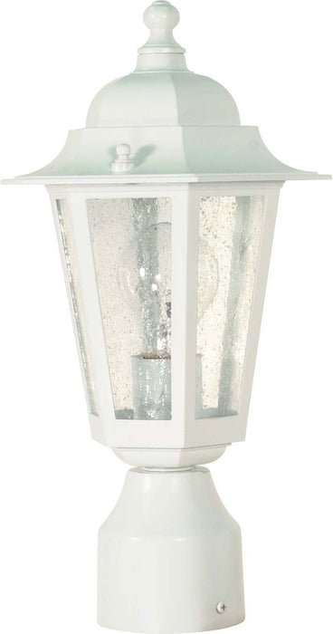 Myhouse Lighting Nuvo Lighting - 60-994 - One Light Post Lantern - Cornerstone - White