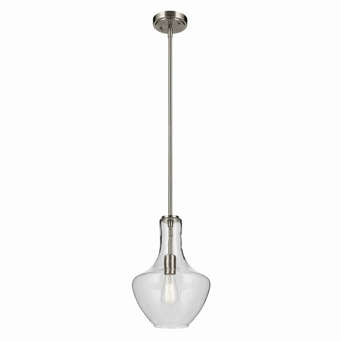 Myhouse Lighting Kichler - 42141NI - One Light Pendant - Everly - Brushed Nickel