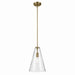 Myhouse Lighting Kichler - 42199NBR - One Light Pendant - Everly - Natural Brass