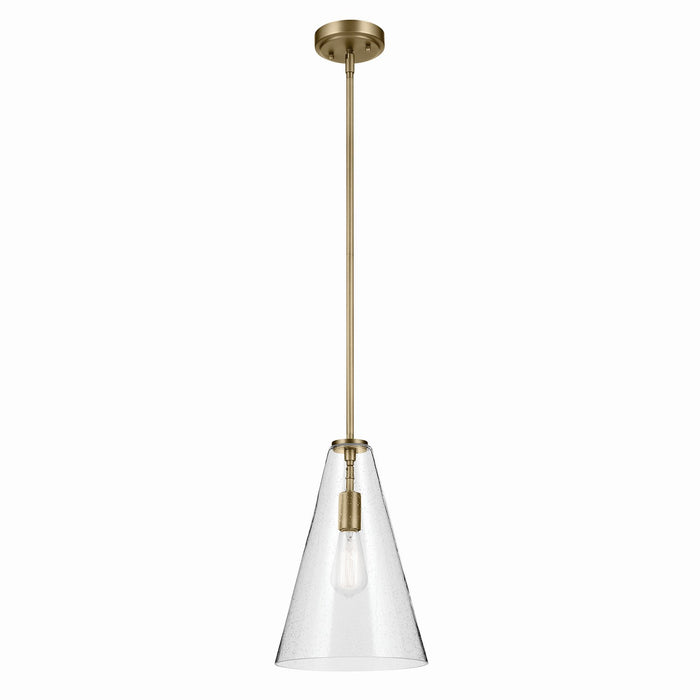 Myhouse Lighting Kichler - 42199NBRCS - One Light Pendant - Everly - Natural Brass