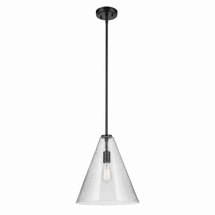 Myhouse Lighting Kichler - 42200BKCS - One Light Pendant - Everly - Black