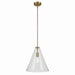 Myhouse Lighting Kichler - 42200NBR - One Light Pendant - Everly - Natural Brass