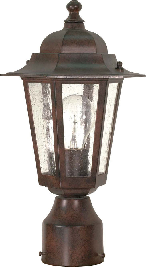 Myhouse Lighting Nuvo Lighting - 60-995 - One Light Post Lantern - Cornerstone - Old Bronze