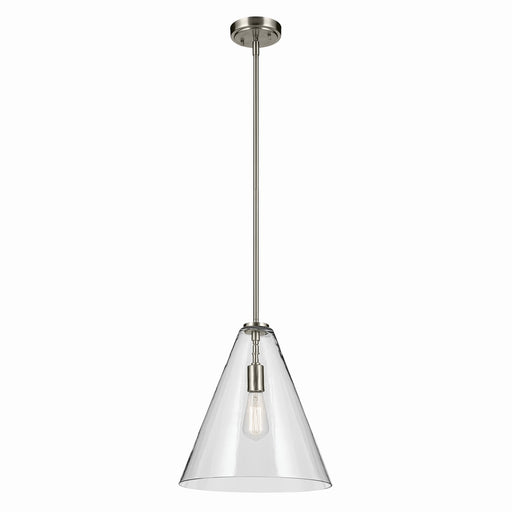 Myhouse Lighting Kichler - 42200NI - One Light Pendant - Everly - Brushed Nickel