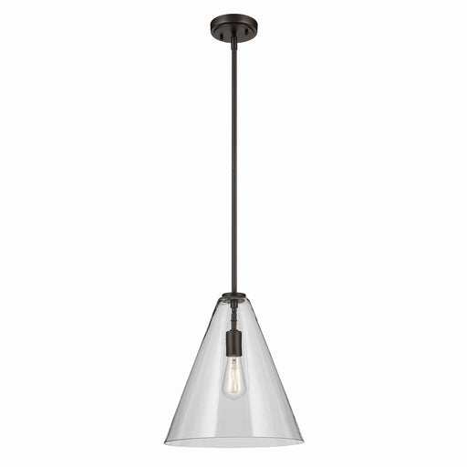 Myhouse Lighting Kichler - 42200OZ - One Light Pendant - Everly - Olde Bronze