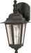 Myhouse Lighting Nuvo Lighting - 60-990 - One Light Outdoor Wall Lantern - Cornerstone - Textured Black