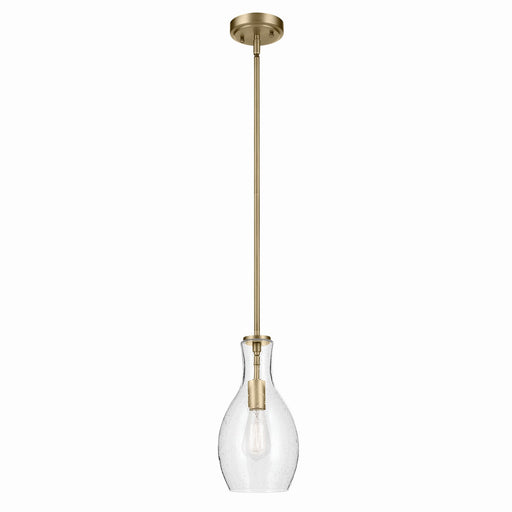 Myhouse Lighting Kichler - 42456NBRCS - One Light Pendant - Everly - Brushed Natural Brass