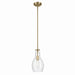 Myhouse Lighting Kichler - 42456NBRCS - One Light Pendant - Everly - Brushed Natural Brass