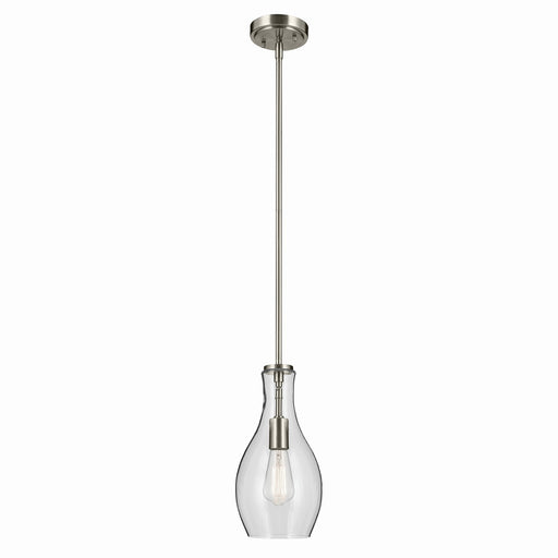 Myhouse Lighting Kichler - 42456NI - One Light Pendant - Everly - Brushed Nickel