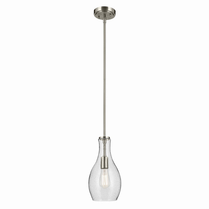 Myhouse Lighting Kichler - 42456NICS - One Light Pendant - Everly - Brushed Nickel