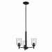 Myhouse Lighting Kichler - 43670BKCLR - Three Light Mini Chandelier - Shailene - Black