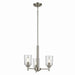 Myhouse Lighting Kichler - 43670NICLR - Three Light Mini Chandelier - Shailene - Brushed Nickel