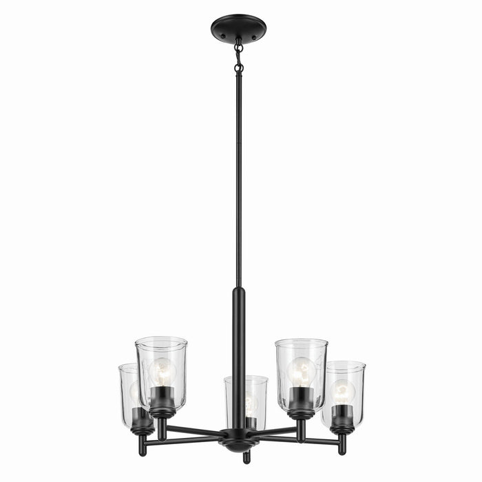 Myhouse Lighting Kichler - 43671BKCLR - Five Light Chandelier - Shailene - Black