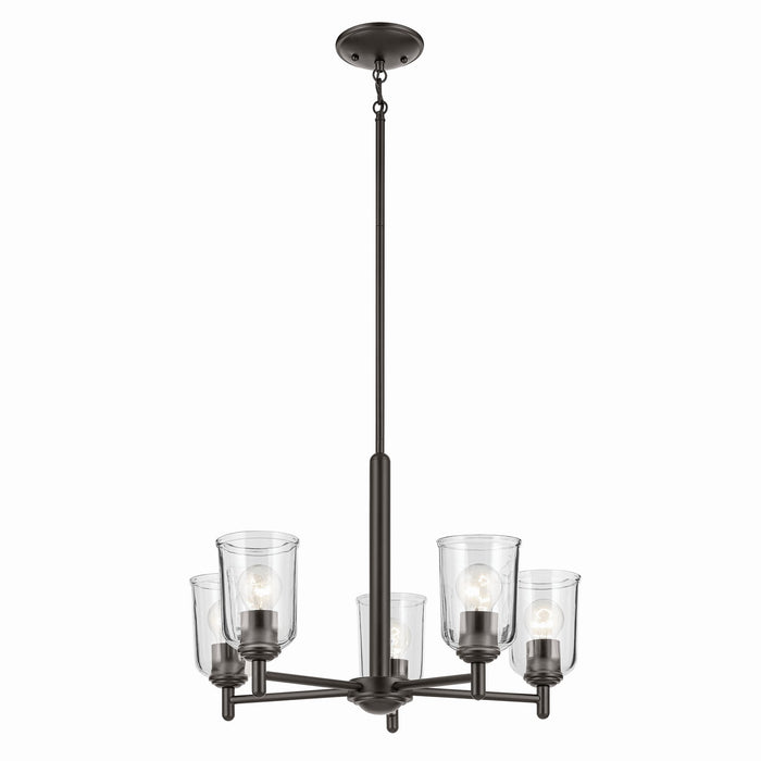 Myhouse Lighting Kichler - 43671OZCLR - Five Light Chandelier - Shailene - Olde Bronze