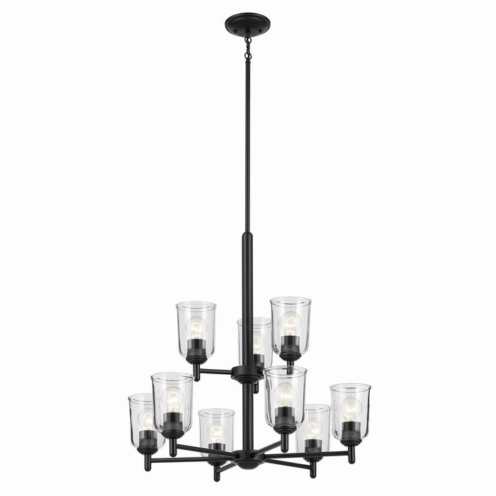 Myhouse Lighting Kichler - 43672BKCLR - Nine Light Chandelier - Shailene - Black