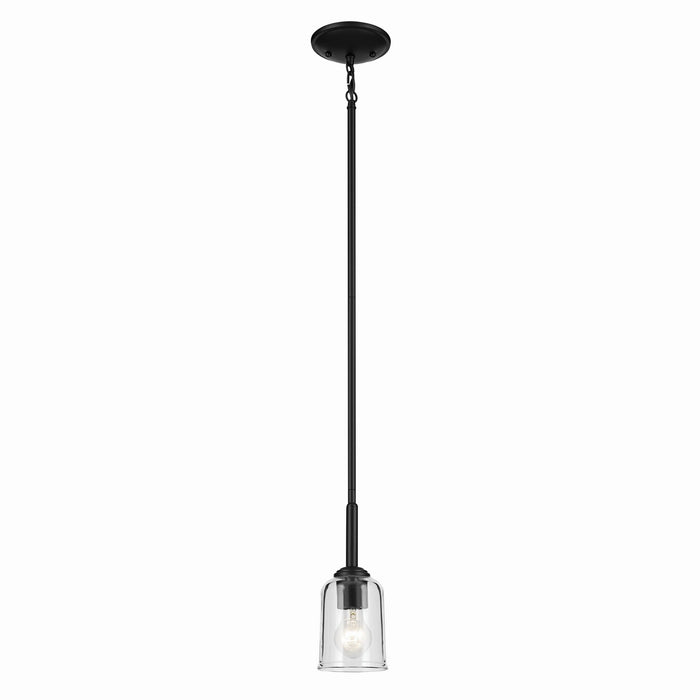 Myhouse Lighting Kichler - 43674BKCLR - One Light Mini Pendant - Shailene - Black