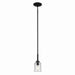 Myhouse Lighting Kichler - 43674BKCLR - One Light Mini Pendant - Shailene - Black