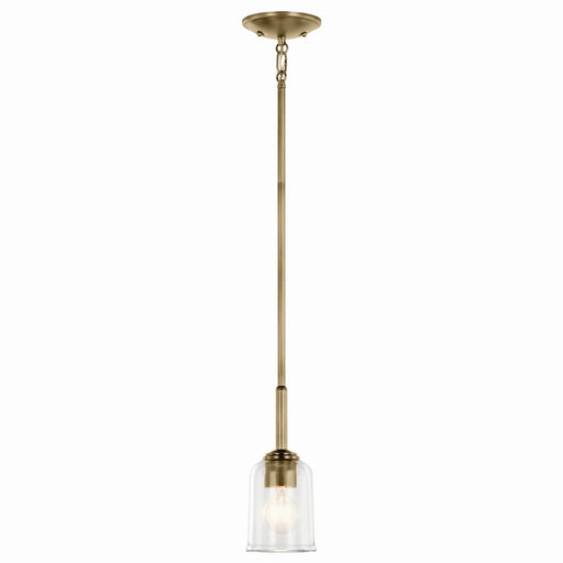 Myhouse Lighting Kichler - 43674NBRCLR - One Light Mini Pendant - Shailene - Natural Brass