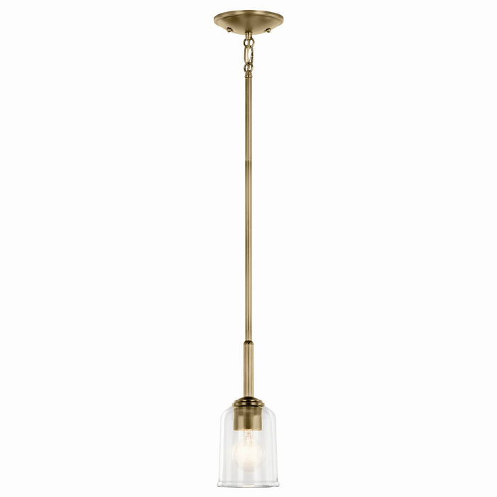 Myhouse Lighting Kichler - 43674NBRCLR - One Light Mini Pendant - Shailene - Natural Brass